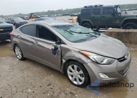 2013 Hyundai Elantra Gls from USA, damaged, VIN 5NPDH4AE9DH158843